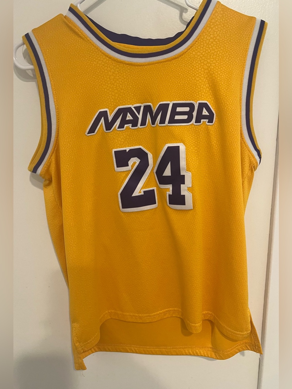 #24 Athletic Basketball Jersey in Gold